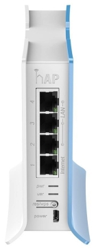 Roteador Wifi Routerboard Mikrotik RB941-2ND-TC (Hap Lite TC) 4 Portas Bivolt