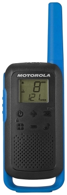 Walkie Talkie Ie Motorola T-270 40 KM (Par) Preto/Azul
