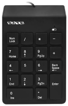 Teclado Satellite AK-184 USB Numerico Preto