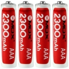 Pilha Mox AAA Recarregavel 2300MAH MOB4AAA23 (4 Unidades)