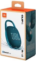 Speaker JBL Clip 5 Bluetooth A Prova DAgua - Azul