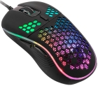Mouse Gaming com Fio Sate King Fight RGB A-GM08 Black
