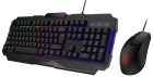 Kit Teclado + Mouse Gamer MSI Forge GK100 Combo (Ingles)