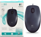 Mouse Logitech com Fio M90 - 910-004053 Preto