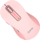 Mouse Otico Quanta QTMOI40 com Fio Click&Go Rosa