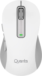Mouse Otico Quanta QTMOI40 com Fio Click&Go Branco