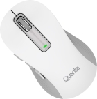 Mouse Otico Quanta QTMOI40 com Fio Click&Go Branco