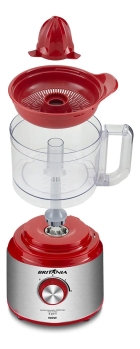 Multiprocessador Bmp2700v Turbo Inox 5 Em 1 Britânia Cor Vermelho