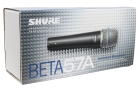 Microfone Instrumental Shure Beta 57A com Fio Cinza/Prata