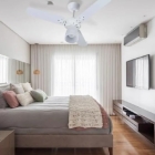 Ventilador Teto Branco Tron Marbella 3 Pás Mdf