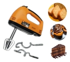 Batedeira De Mão Elétrica Portátil Mixer - Cor Laranja Frequência 50hz / 60hz