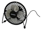 Ventilador De Mesa Forte Metal Portátil Preto Mini Usb 4 Pás