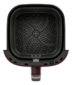 Air Fryer Fritadeira Electrolux 5,6l Cinza 1400w Eaf41 Bordô