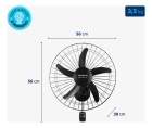 Ventilador de Parede Turbo 50cm Pro 5 Pás, Mondial, 150W - NVP-PRO-50