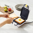 Mini Sanduicheira Elétrica Grill Gaabor Antiaderente 600w Cor Branco