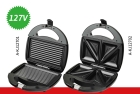 Sanduicheira Sate Sandwich Maker A-KJ12701 127V Preto/Cinza
