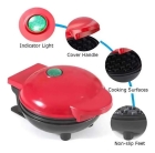 Forma De Waffle Elétrica Mini Formato Clássico Redonda Cor Preto