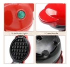 Forma De Waffle Elétrica Mini Formato Clássico Redonda Cor Preto