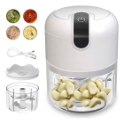 Triturador Mini Processador De Alimentos Multifuncional Cor Branco