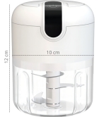 Triturador Mini Processador De Alimentos Multifuncional Cor Branco