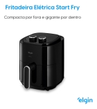 Fritadeira El&eacute;trica Air Fryer Elgin Start Fry 3,5l Cor Preto