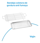 Churrasqueira El&eacute;trica De Mesa Elgin 42CHU2001000 Cor Preta