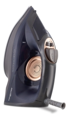 Ferro De Passar A Vapor Bfv2000p Ceramic Britânia Cor Azul Marinho/Preto/Dourado