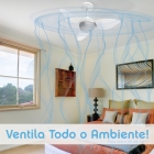 Ventilador de Teto Aliseu Smart Branco Com Controle de Parede