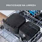 Fritadeira Air Fryer 8,5l Widemax Com Cesto Antiaderente Blackstone, 1900w Midea