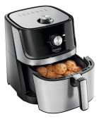 Fritadeira Air Fryer Dako 5 Litros Preto/inox Com Painel Analógico E Potência De 1700w 127V