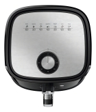 Fritadeira Air Fryer Dako 5 Litros Preto/inox Com Painel Analógico E Potência De 1700w 127V