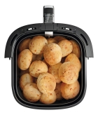 Fritadeira Air Fryer Dako 5 Litros Preto/inox Com Painel Analógico E Potência De 1700w 127V