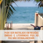 Ventilador Teto Aliseu Alisclean Com Controle Parede Estrutura Branco Pás Branco Diâmetro 90 cm Material das pás Policarbonato Quantidade de pás 3