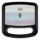 Sanduicheira Elétrica Pt Inox Black+ Decker Sm800 Cor Preto/Inox