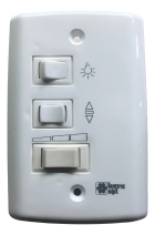 Ventilador De Teto Loren Sid Lumi M3 Preto Com 3 Pás Cor das pás 10 Diâmetro 98 cm Pás de Plástico Pretas