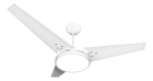 Ventilador De Teto P&aacute;s De Mdf Branco/Branco Led 6500k Maya Beltempo