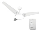 Ventilador De Teto P&aacute;s De Mdf Branco/Branco Led 6500k Maya Beltempo