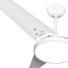 Ventilador De Teto P&aacute;s De Mdf Branco/Branco Led 6500k Maya Beltempo