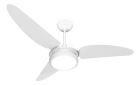 Ventilador De Teto Resistente A Maresia Pás De Policarbonato Branco/Branco Led 6500k Maris Beltempo