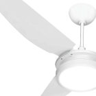 Ventilador De Teto Resistente A Maresia Pás De Policarbonato Branco/Branco Led 6500k Maris Beltempo