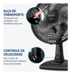 Ventilador de Mesa 30cm Super Power II Mondial NVSP-30-B2