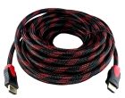 Cabo HLD HDMI 1.4V para HDMI (10 Metros) Negro / Rojo