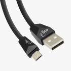Cabo Micro USB Elg M510 Injetado Em PVC (1 Metro) Preto