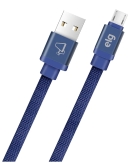 Cabo Micro USB Elg CNV510BE Tecido Canvas (1 Metro) Azul