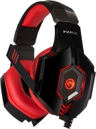 Fone Headset para Jogos Marvo Scorpion HG8919 USB Preto/Vermelho