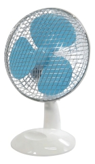Ventilador De Mesa E Parede Personal Fan 20w Fame 18cm Branco E Azul
