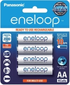 Pilha Recarregavel Panasonic AA Eneloop BK-3MCCE/4BT 2000MAH (4 Unidades)