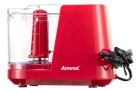 Mini Processador de Alimentos Elétrico 350ml 2 Lâminas Vermelho Amvox Apr 1001 Red