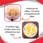 Cozedor Ovos Máquina De Cozinhar A Vapor Egg Cooker Cor Azul