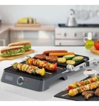 Sanduicheira Grill Elétrica Gourmand Gris Black Decker, Modelo G1400, Grill com Chapa Antiaderentes, Sanduicheira Grill com Abertura 180 Graus,